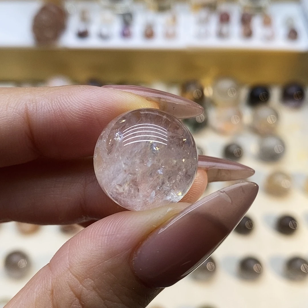 颈饰未镶嵌水晶手磨珠未打孔未镶嵌