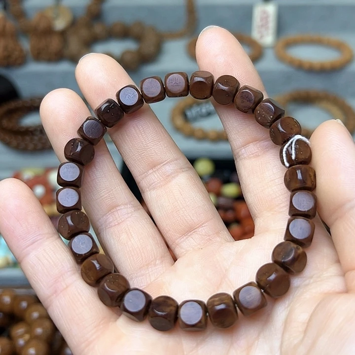 紫金鼠吊坠7.3m m六方单圈