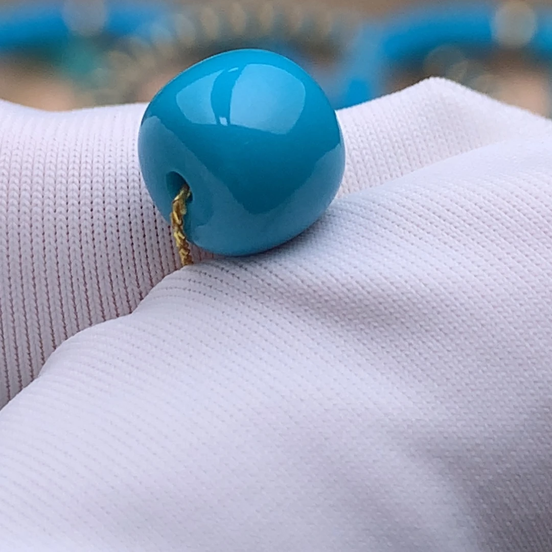 绿松石未镶嵌配饰7.5mm