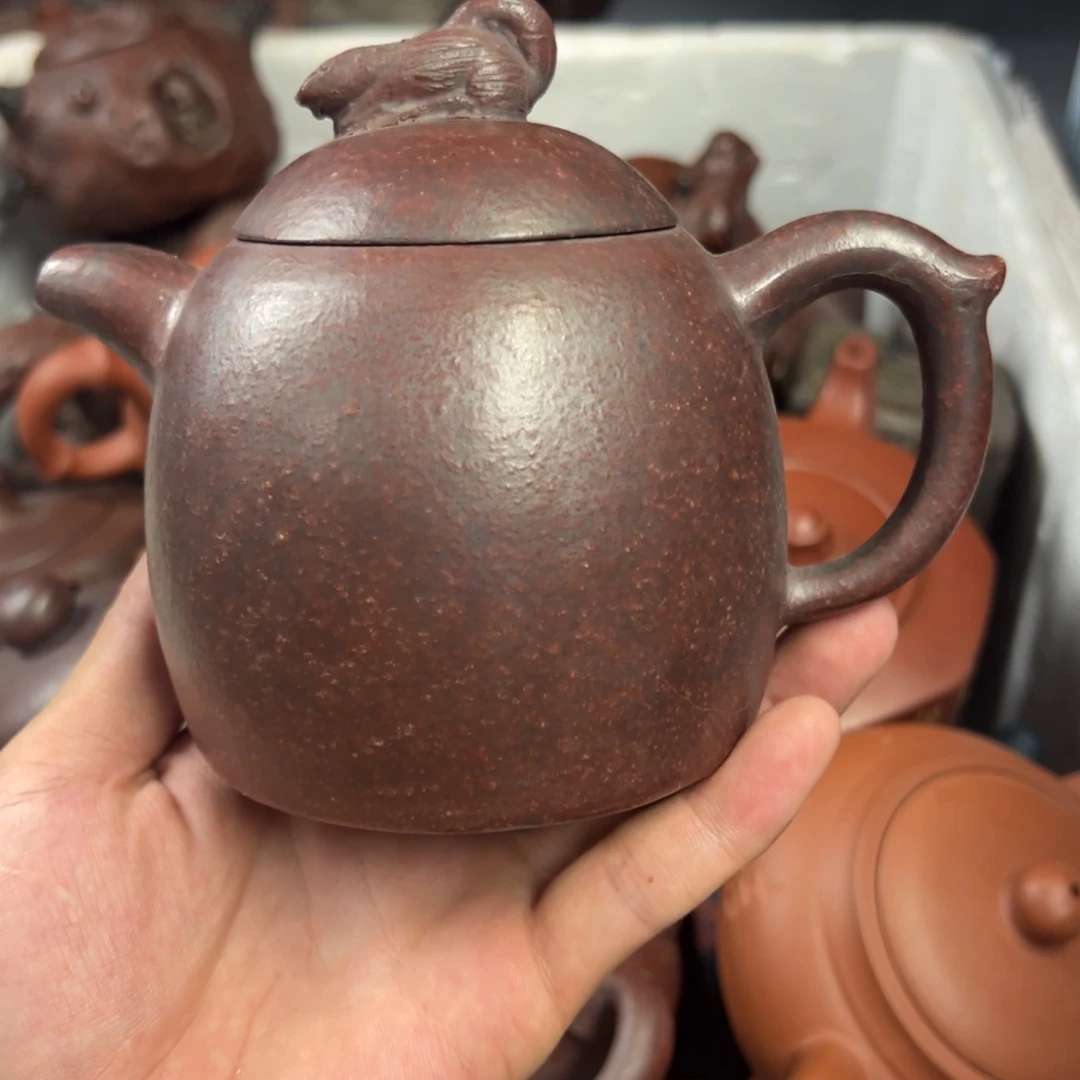 茶壶紫砂宜兴原矿紫砂壶380毫升容量
