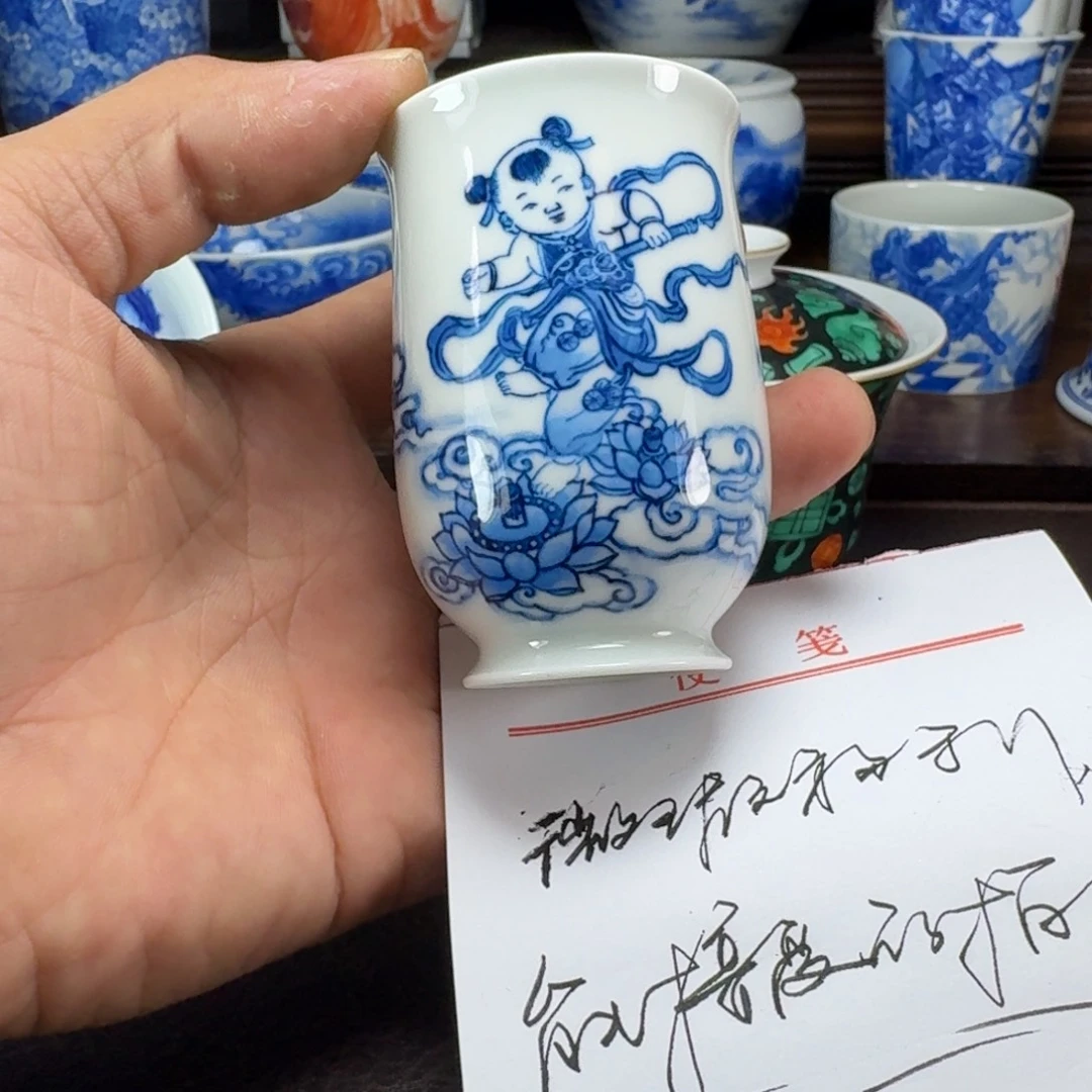 瓷片当代景德镇陶瓷手绘茶具