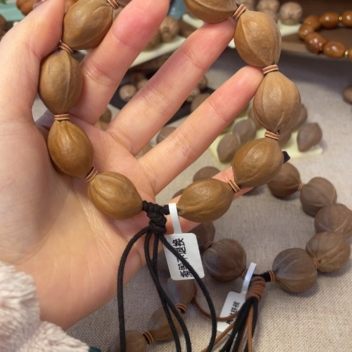 手串/手链橄榄核蓬**展梅林铁核19.25