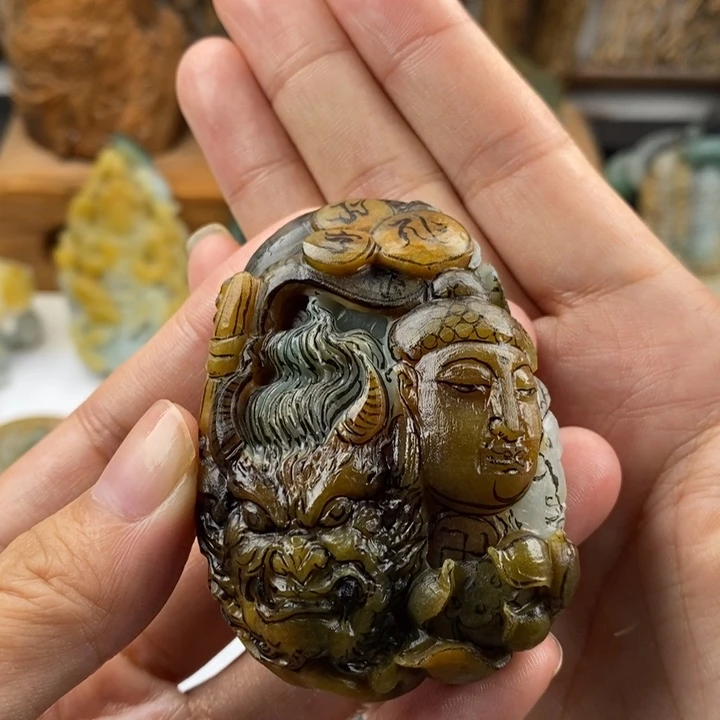 未镶嵌定制翡翠天然翡翠吊坠