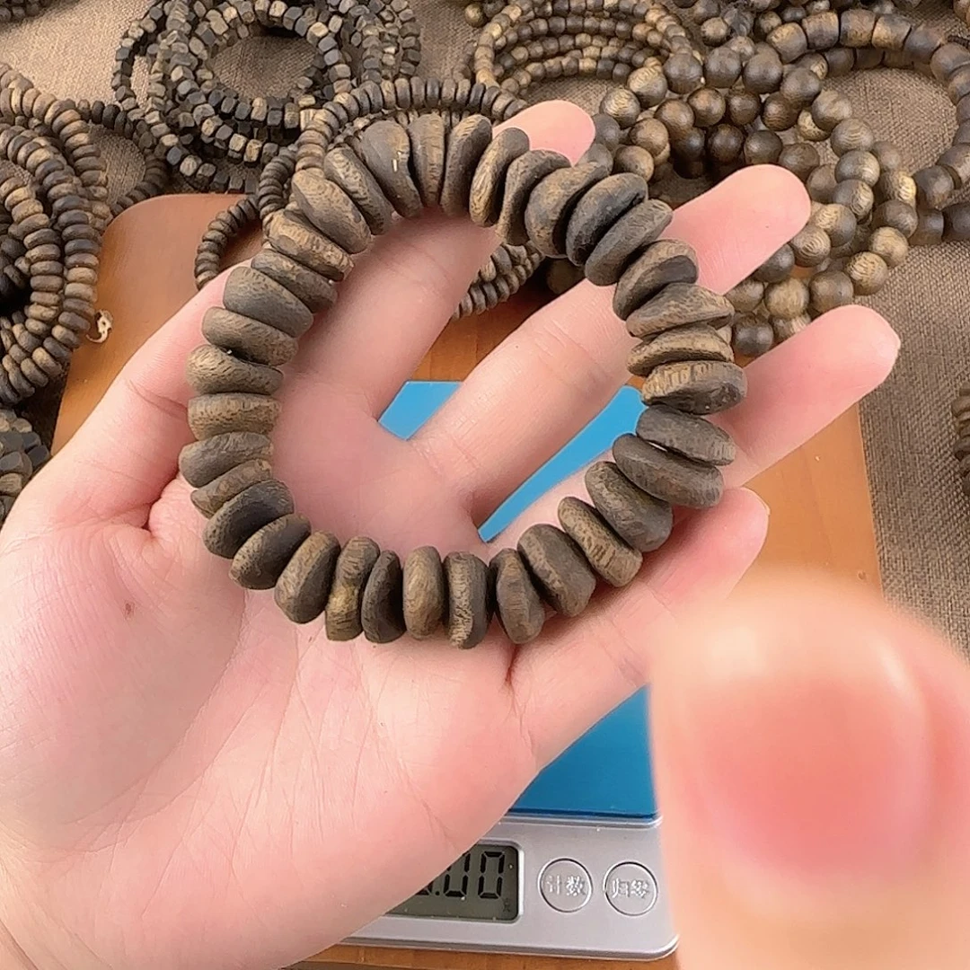 沉香碎屑沉香奇楠沉香沉浮树钉包壳22g单圈多样性发一