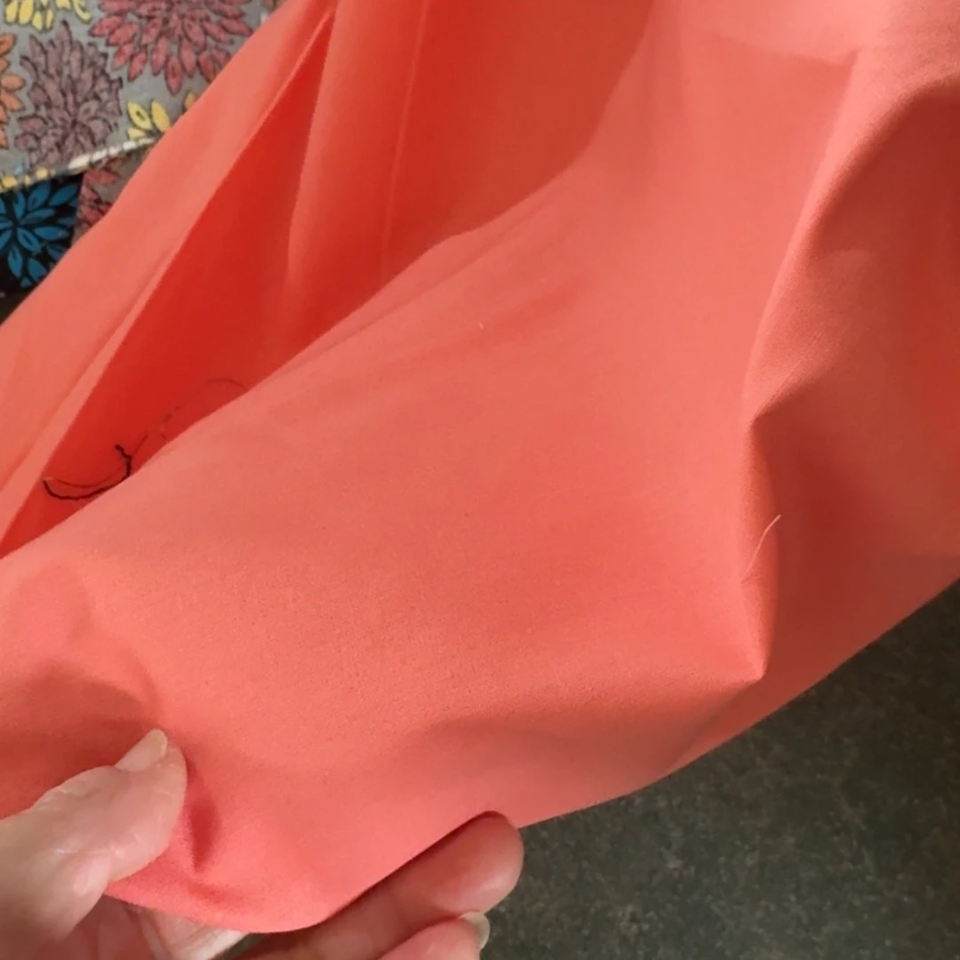 棉5片品牌平布块45 x 50厘米(20元包邮)西柚红