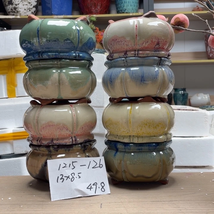 粗陶多肉花盆微瑕126