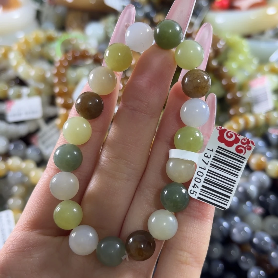 和田玉未镶嵌手链173