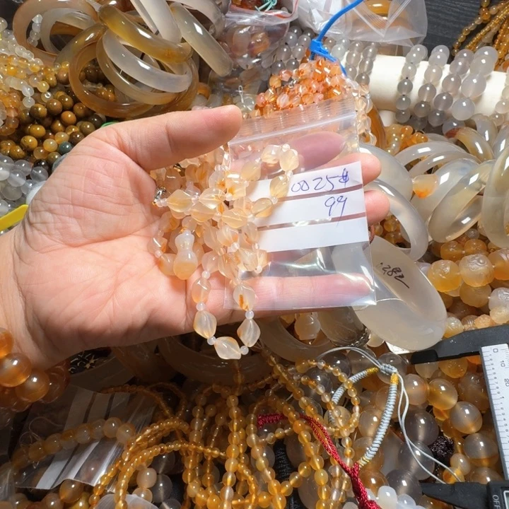 玛瑙/玉髓颈饰未镶嵌?****0025