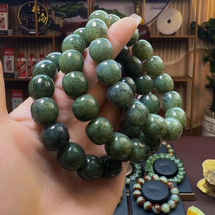 和田玉手串未镶嵌