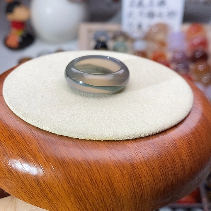 玛瑙/玉髓未镶嵌戒指A37不退换港18内径18.5