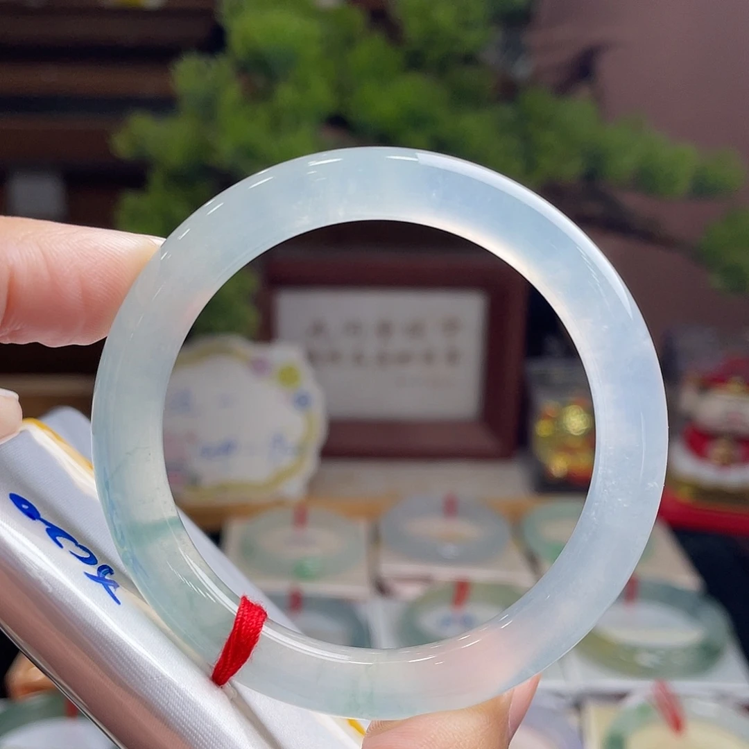 未镶嵌手镯翡翠7号 50+圆条 小刚条