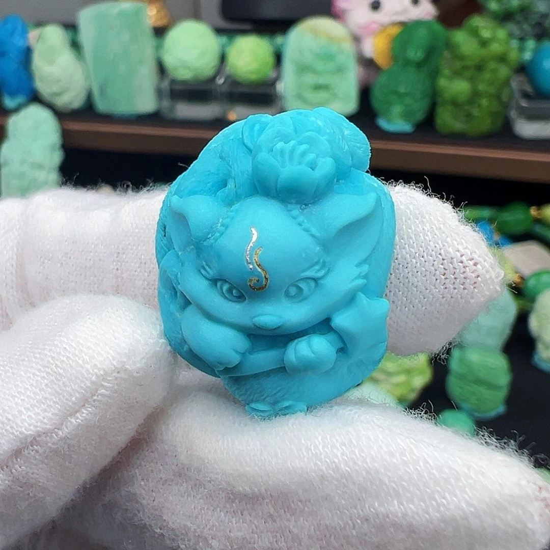 绿松石未镶嵌绿松石主播璐璐