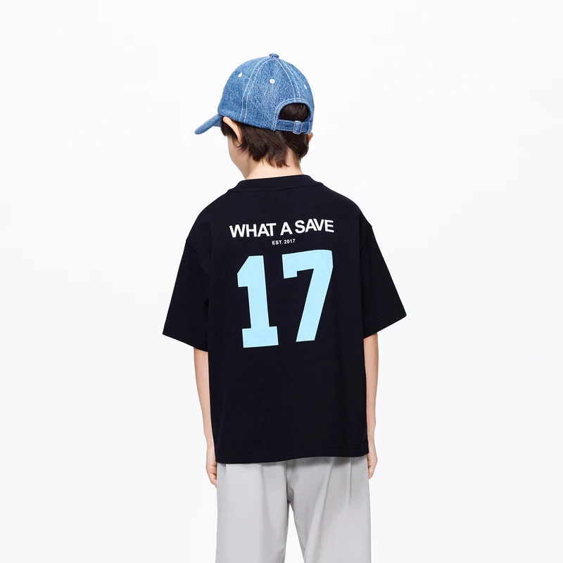 littlemoco童装夏季夏日穿搭男女童5A抑菌短袖T恤#KBD1TEE014