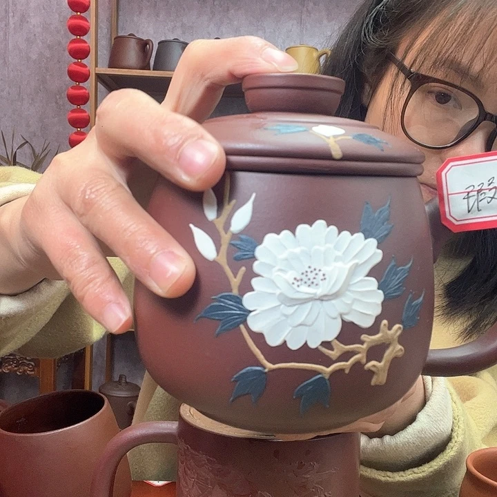 紫砂茶杯原矿紫砂杯