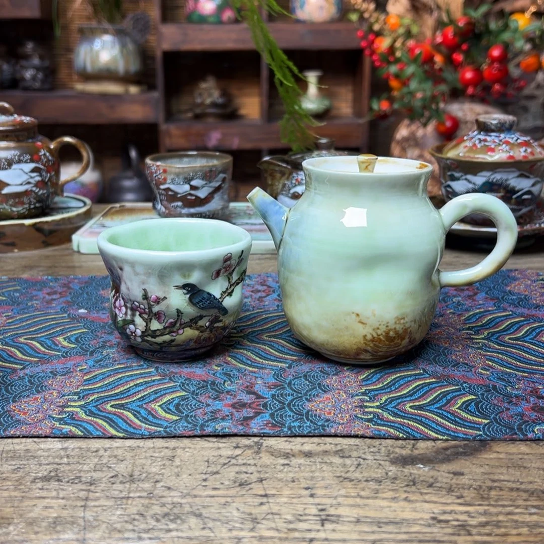 瓷片一*梅景德镇刘道标老师