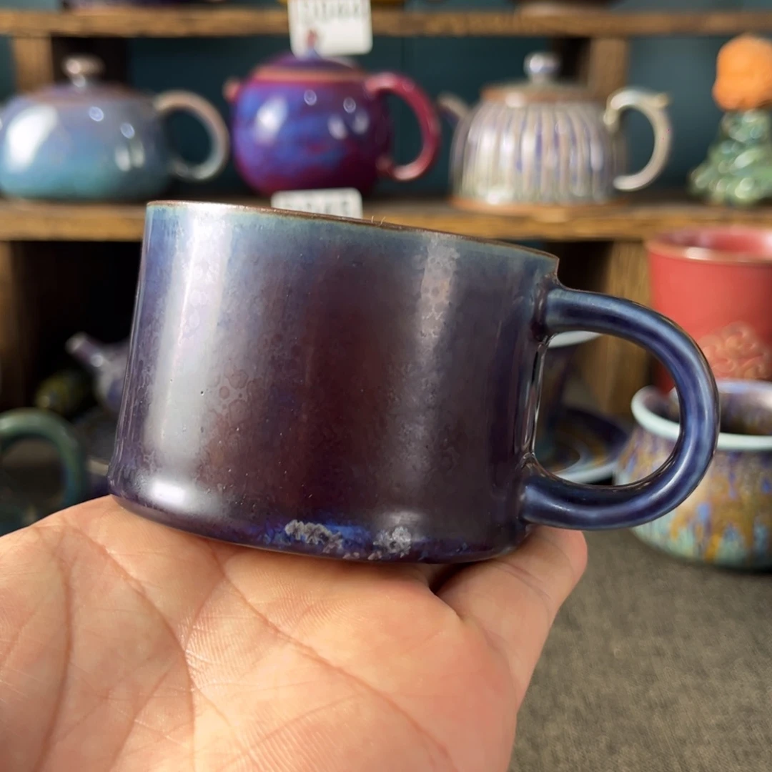 壶神后钧瓷原矿釉发色