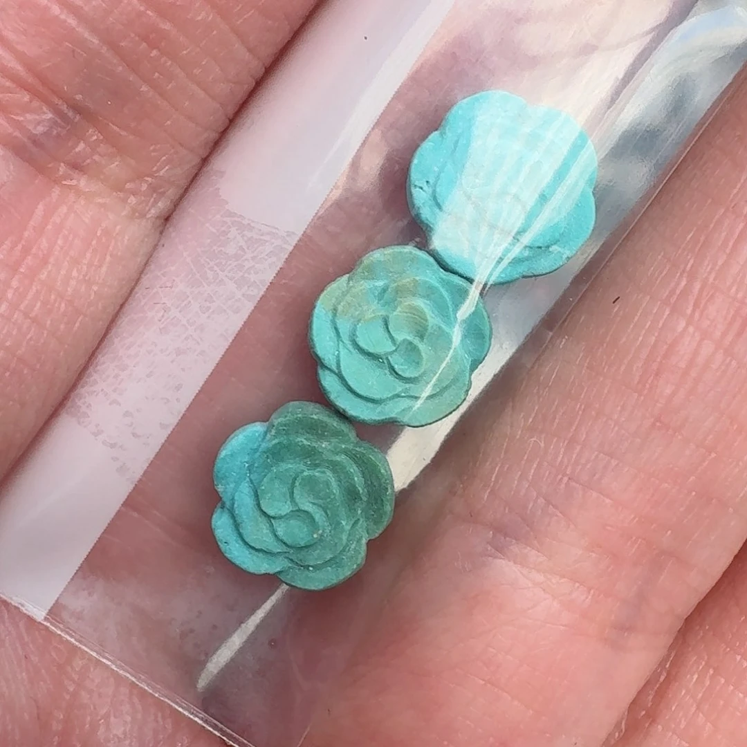 绿松石珠宝奇石未镶嵌