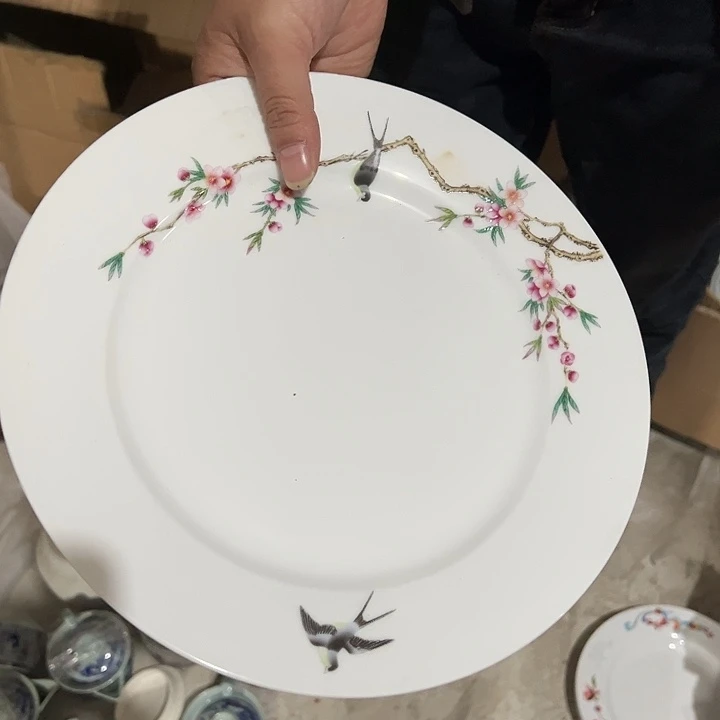 景德镇高温陶瓷10寸盘一个陶瓷