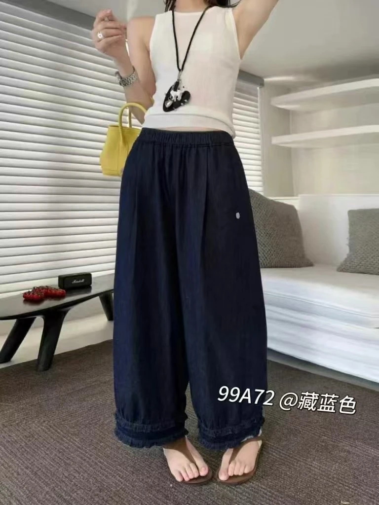 【M张小张CC】休闲通勤百搭显瘦阔腿裤99A72