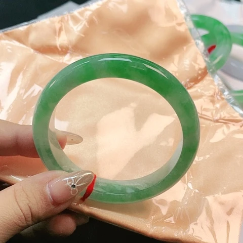 未镶嵌手镯翡翠2607