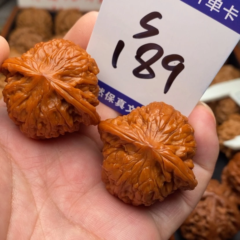 【闪购商品】文玩核桃把件磨盘狮子头39