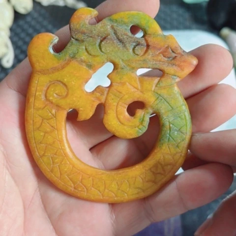 紫金钵盂菩提把件