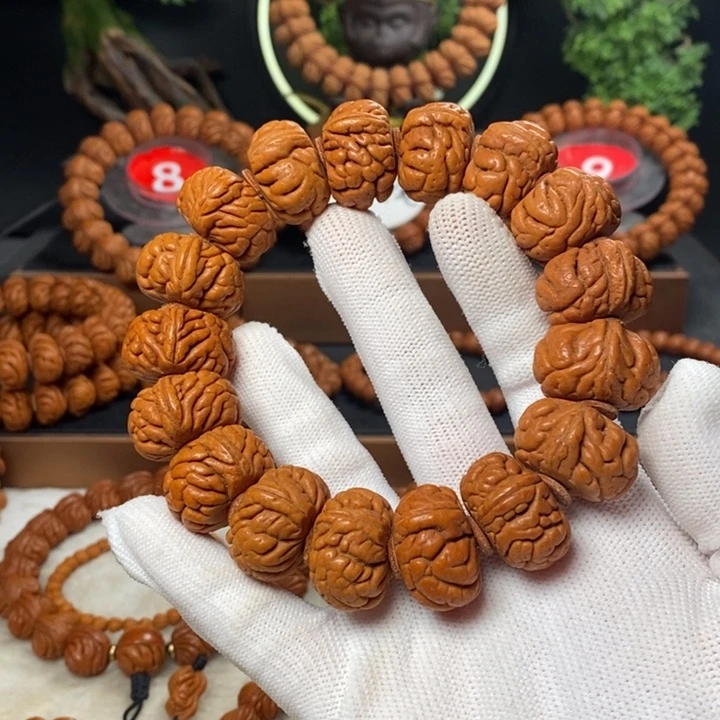 桃核吊坠秦岭龙纹
