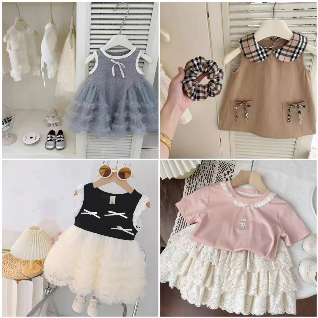 二号【A200-A299】女童夏季新款2025女宝宝夏装短袖公主连衣裙洋气X