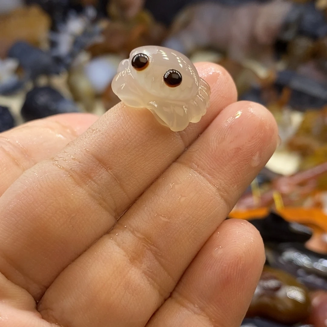 玛瑙/玉髓未镶嵌摆件手把件