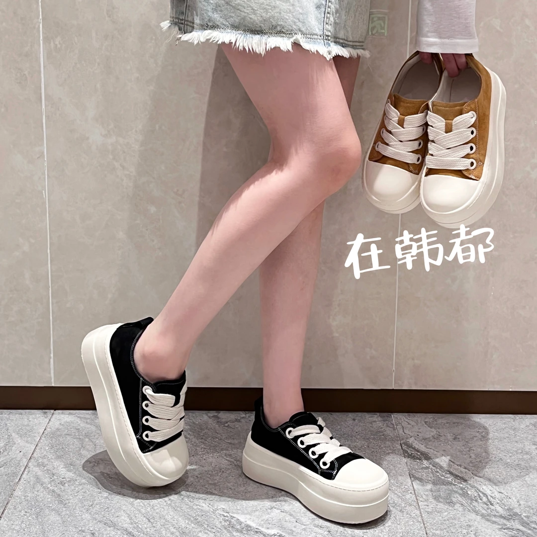 新款增高5CM～超轻爆款韩版百搭休闲松糕软底厚底女鞋休闲鞋11161