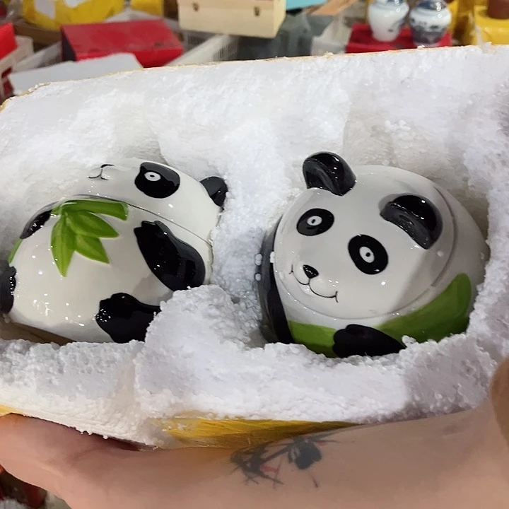 罐陶瓷茶叶罐密封罐家用摆件