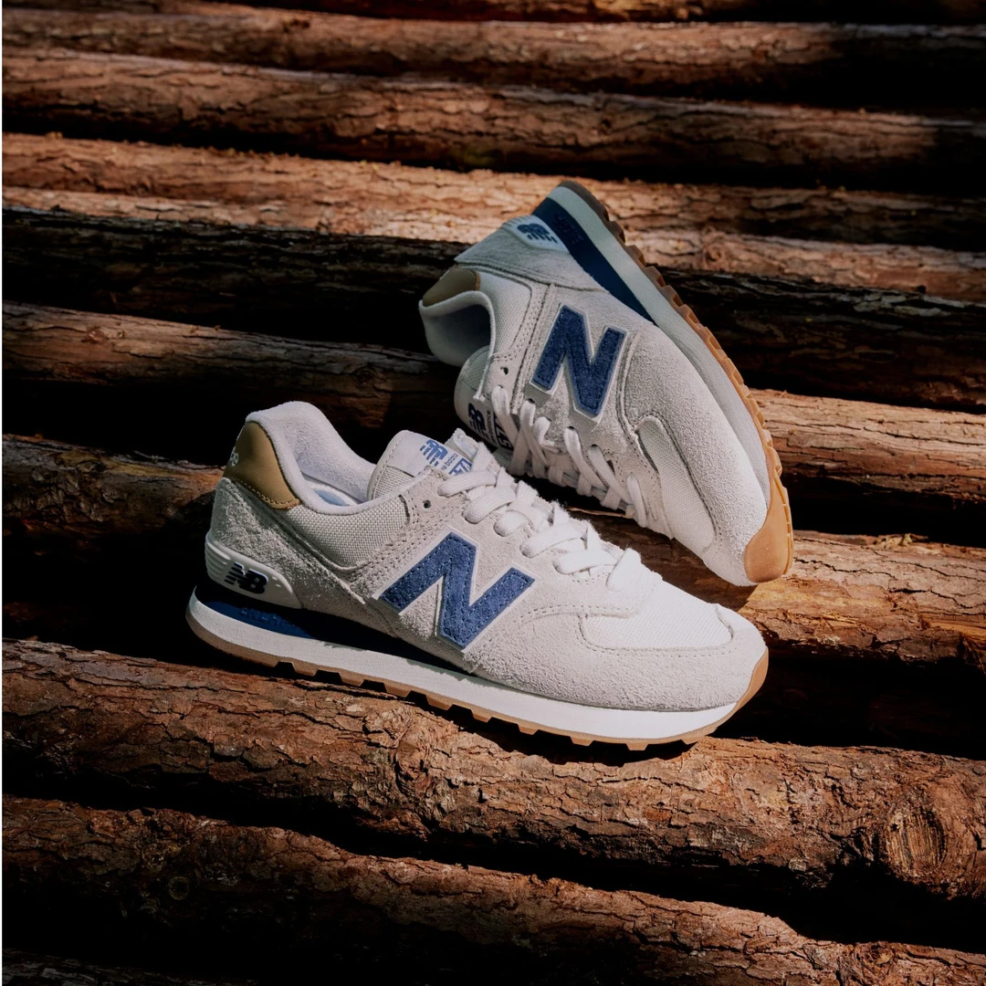 New Balance NB官方正品秋冬男女情侣灰色复古运动休闲鞋ML574LGI