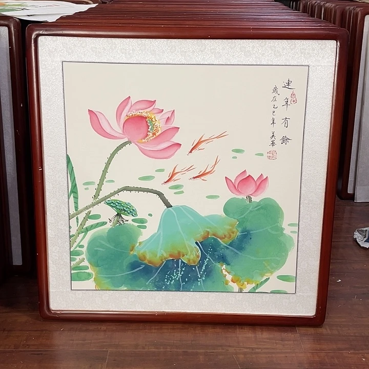 国画带框尺寸63*63厘米