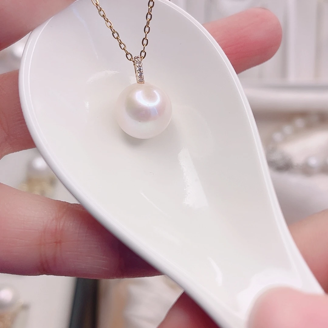 未镶嵌淡水珍珠吊坠(赠链)