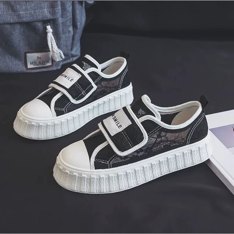 女生休闲百搭网面小白鞋板鞋TP216
