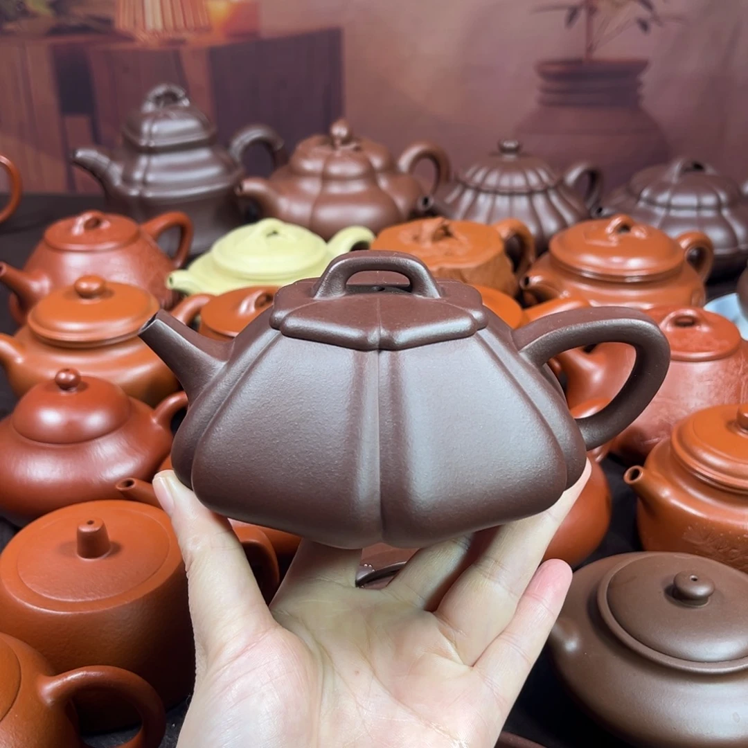 茶壶紫砂原矿老紫泥240毫升