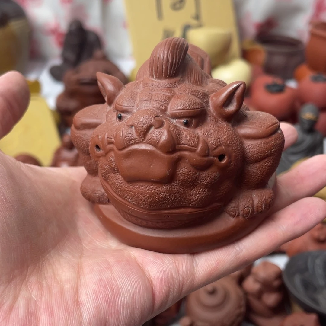 紫砂茶宠紫砂瑕疵