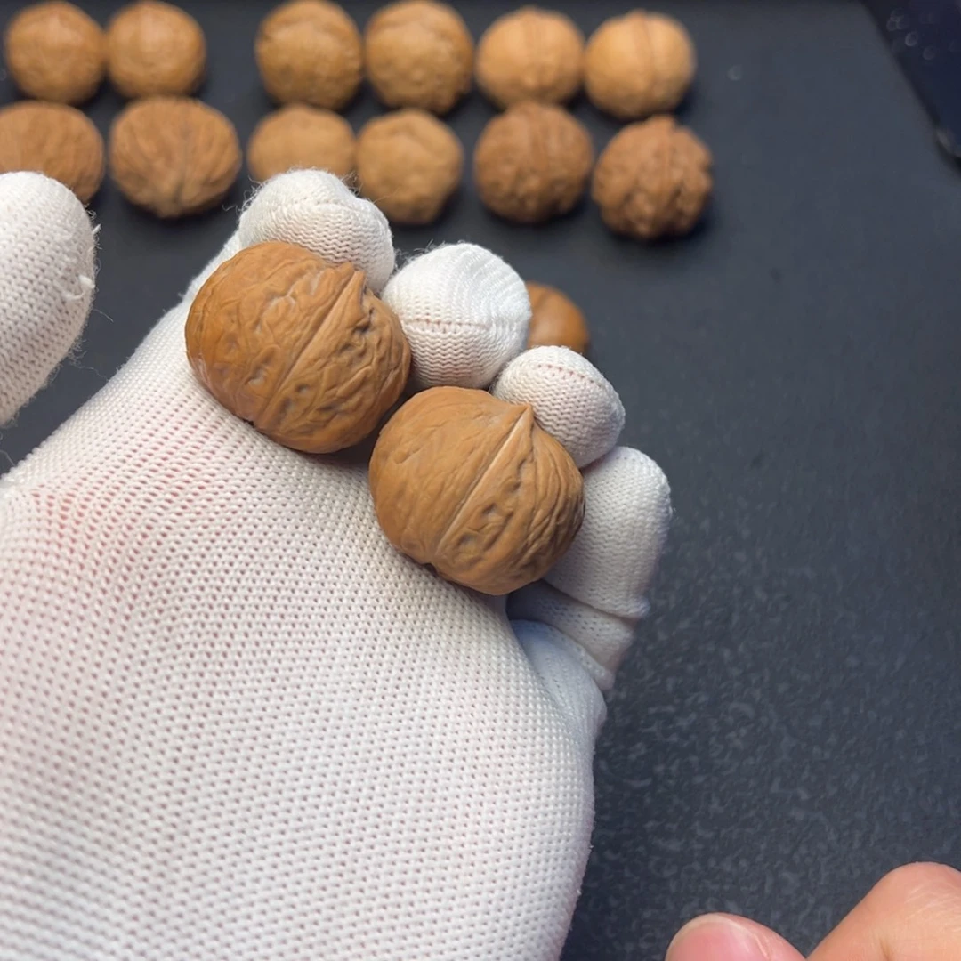 橘***水文玩核桃把件玄武元宝