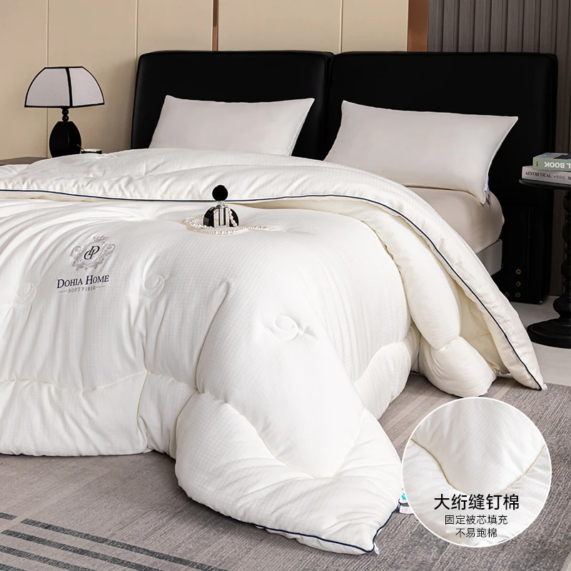 多喜爱A类提花抗菌春秋被四季通用防螨柔软蓬松被子加厚冬被ZB