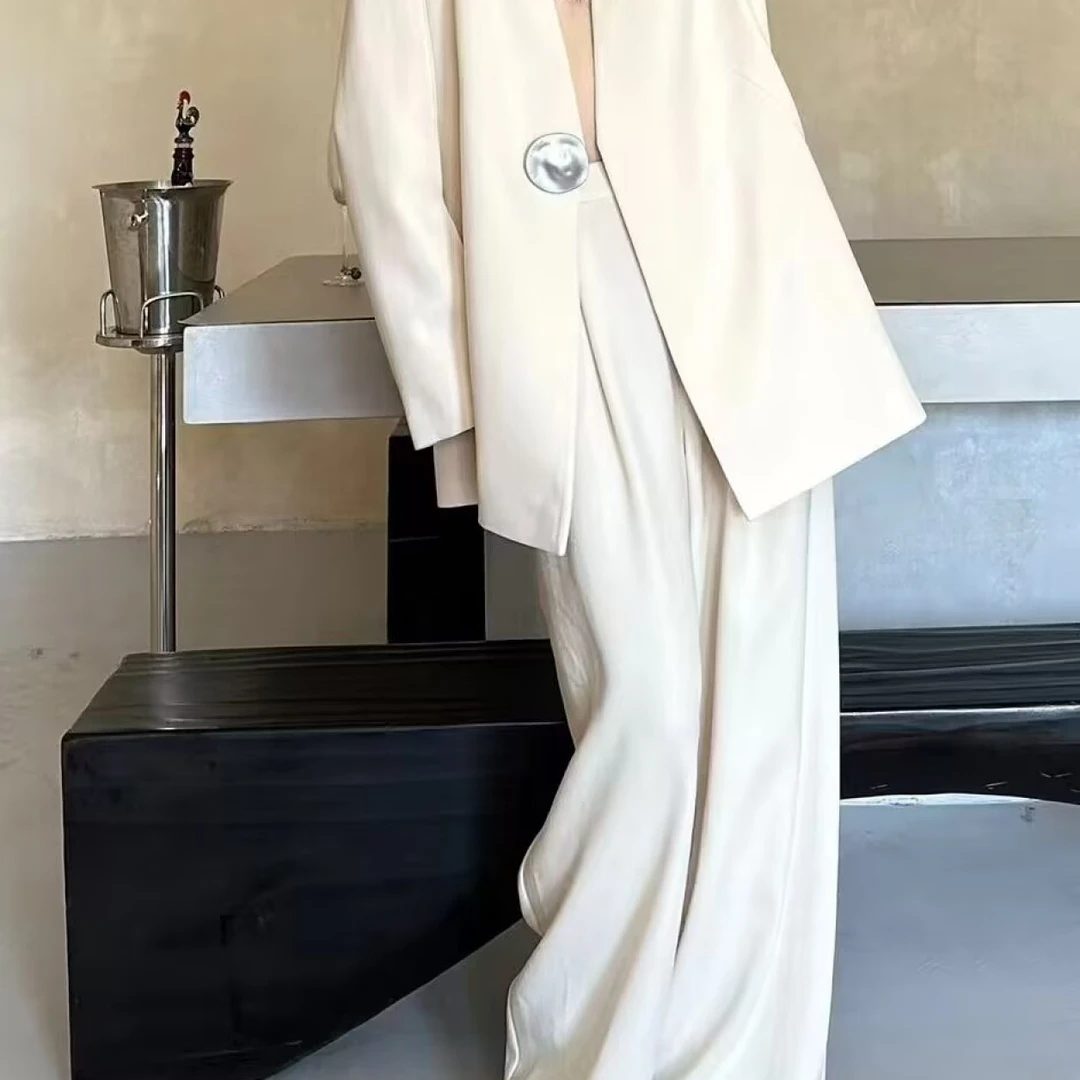 《范范高定》原创设计师款银色扣套装XF1113