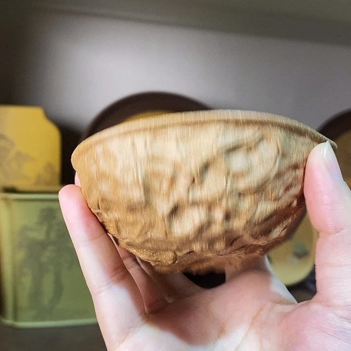 紫砂茶杯紫砂核桃杯