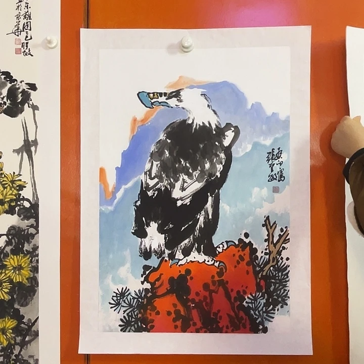 国画张圣敏先生纯手绘作品