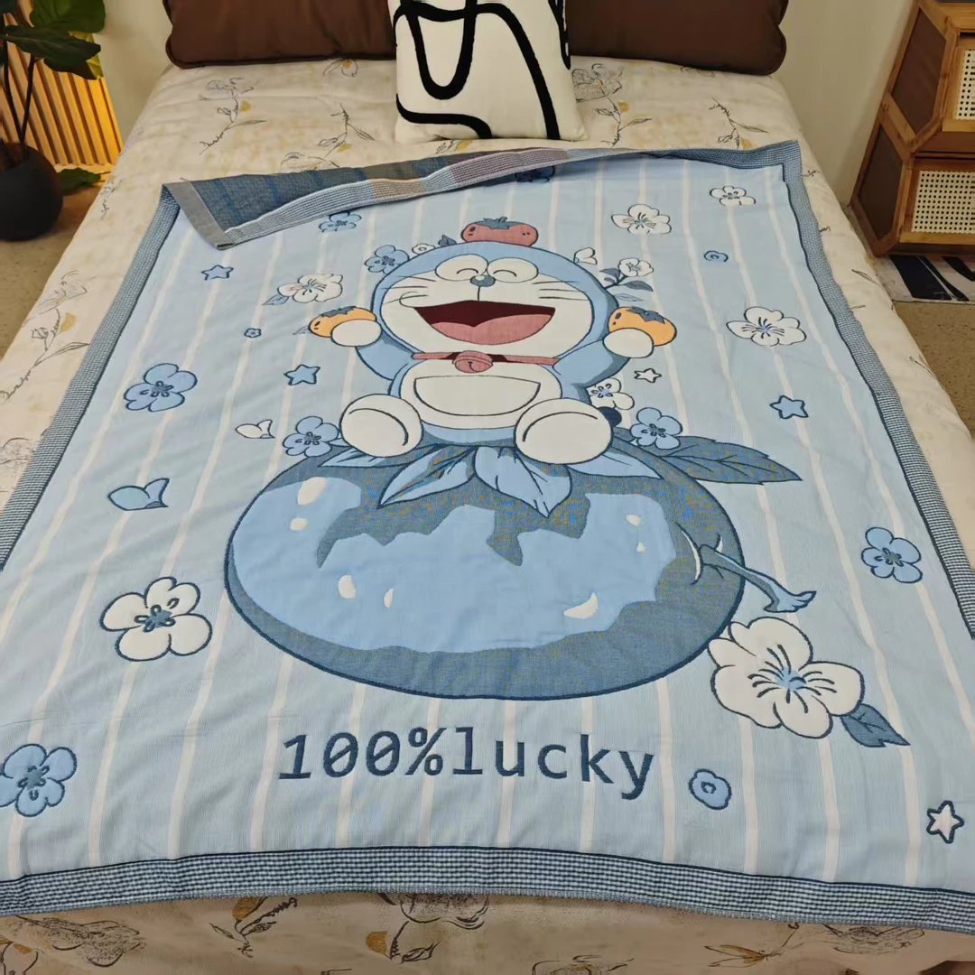 【宠粉福利】1.2*1.5M纯棉多层柔软亲肤透气双面面包被