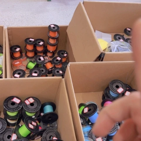 PE12编橙色4号强耐磨300米