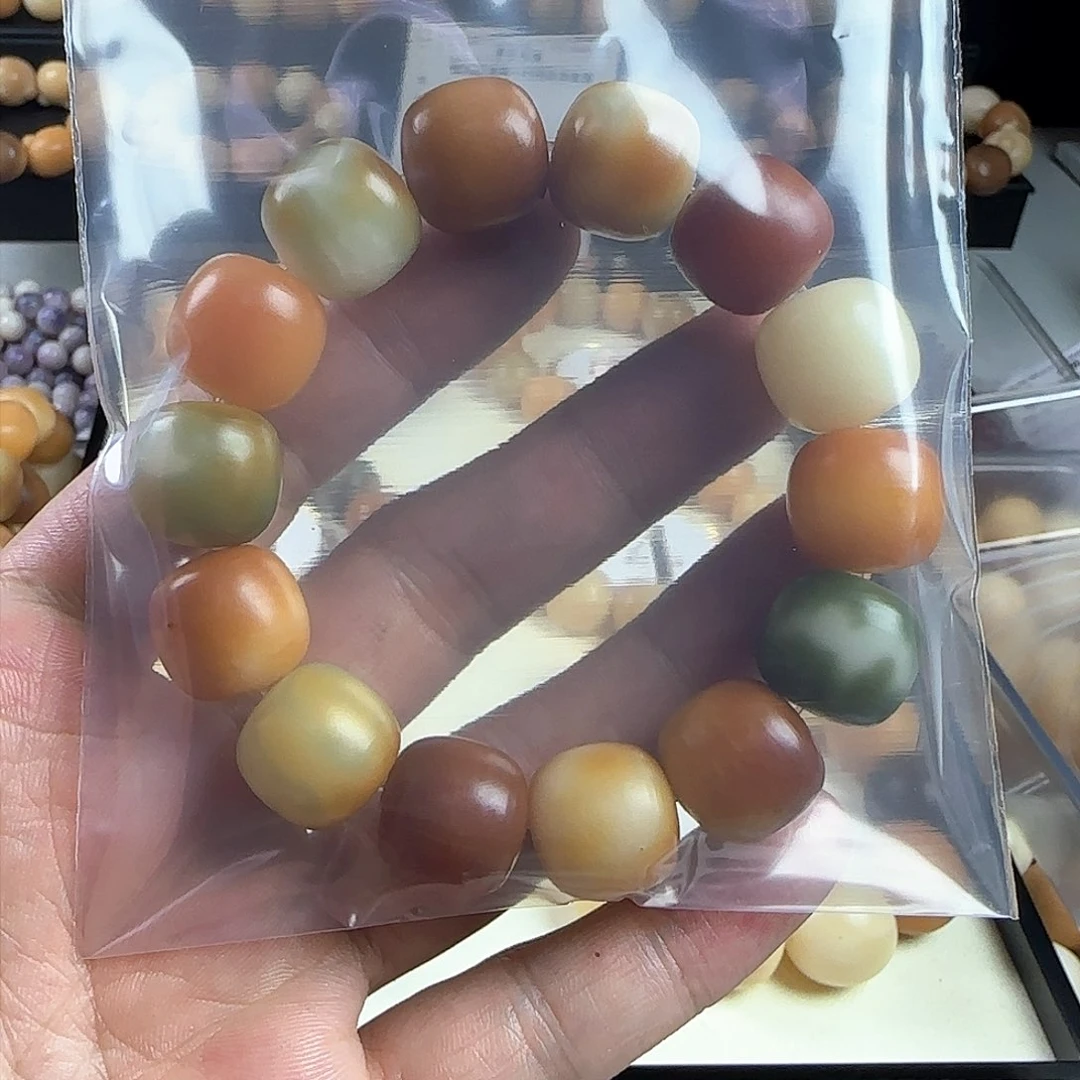 菩提根/象牙果手串龙*瑕疵卡16手串一条
