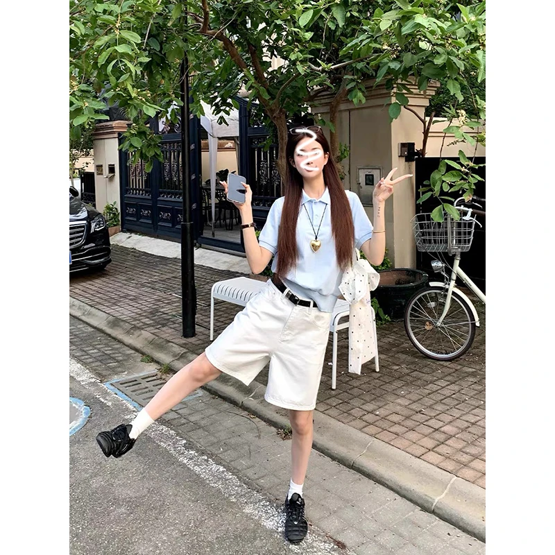 【大仙家】C286十三行夏款韩式短裤舒适时尚百搭女士夏季