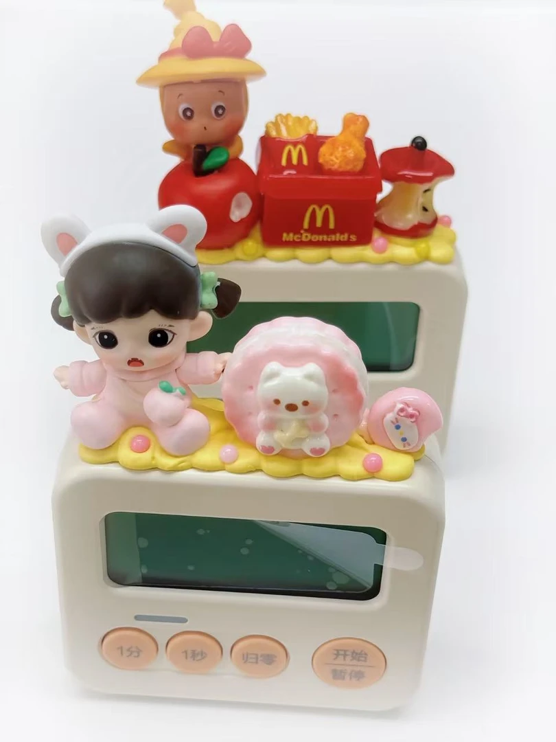 【厨房计时器】手工DIY潮玩奶油胶厨房计时器