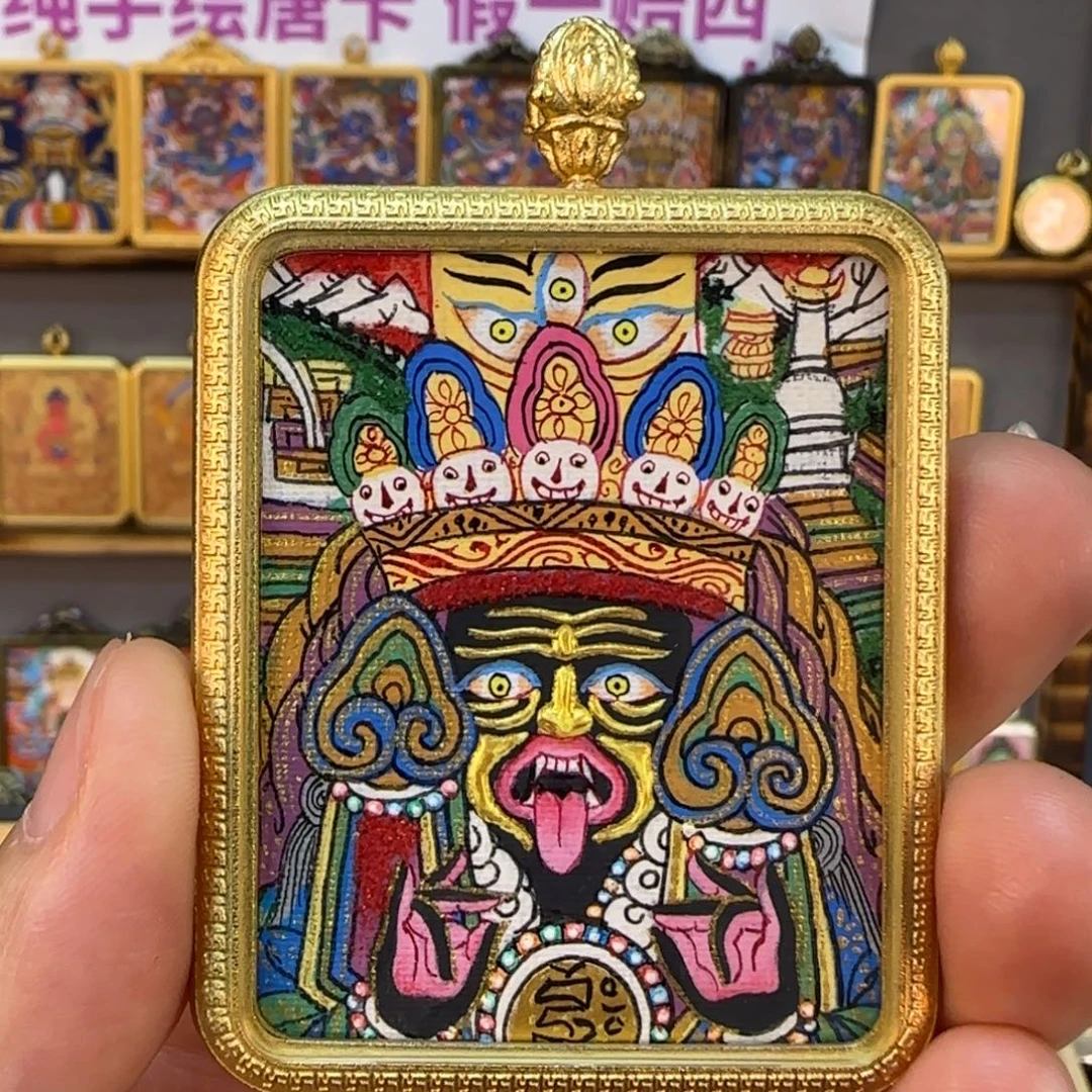吊坠手工绘制 扎基拉姆