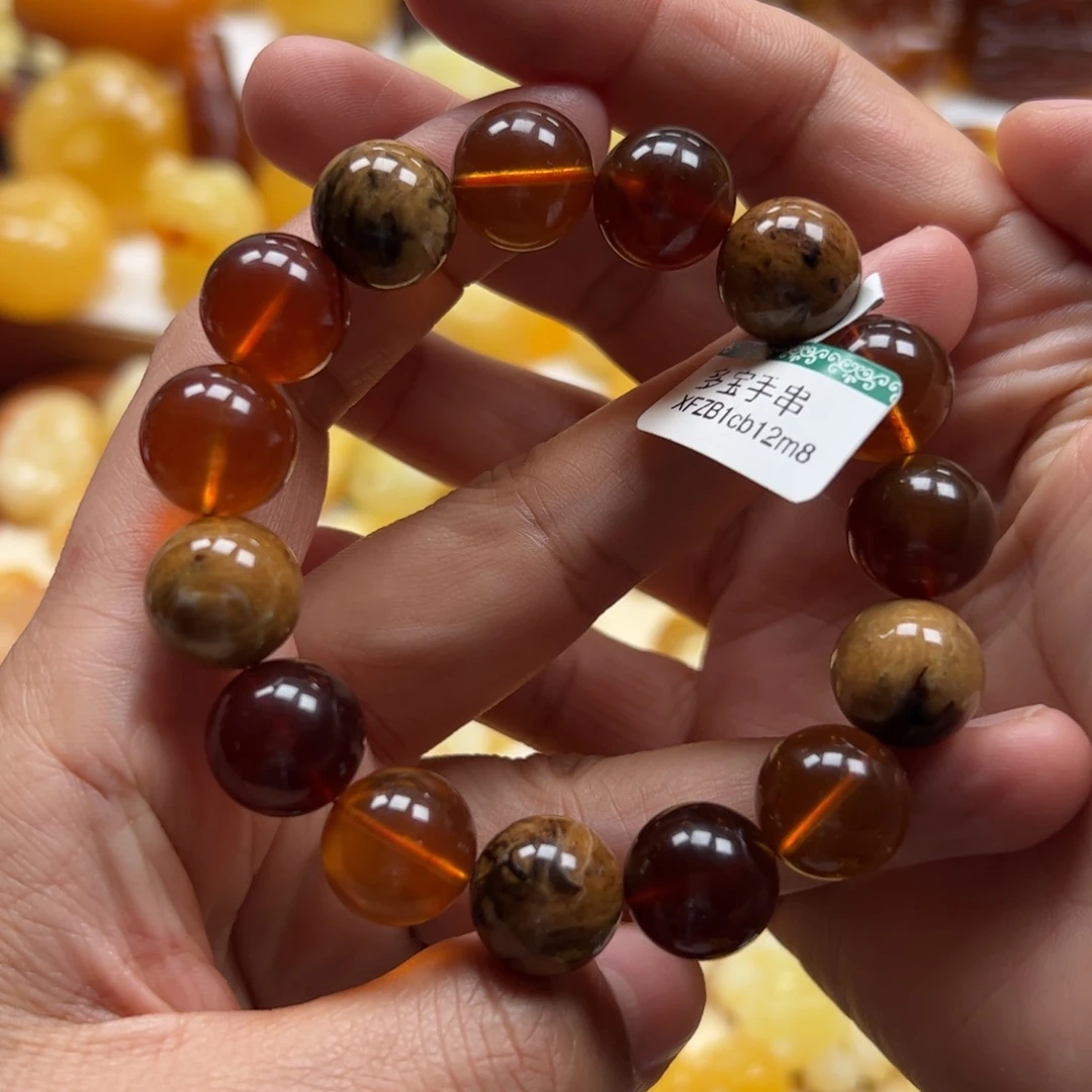 琥珀未镶嵌珠宝奇石