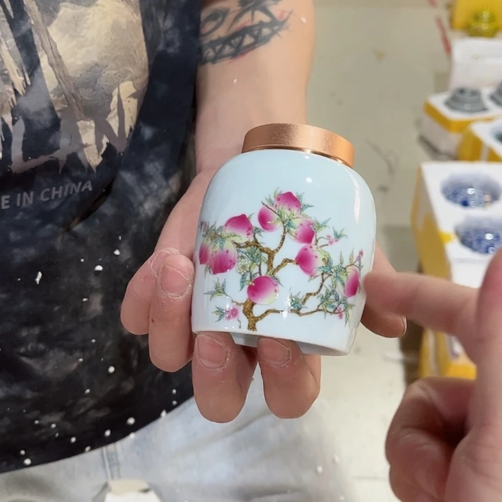 罐陶瓷茶叶罐密封罐家用